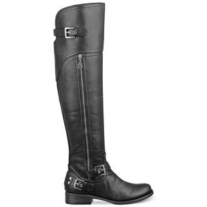 Guess over the knee black boots